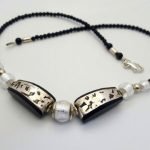 argent éène perles de Murano collier