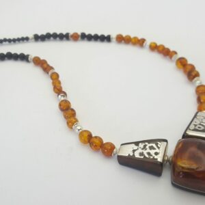 Collier Ambre eau forte