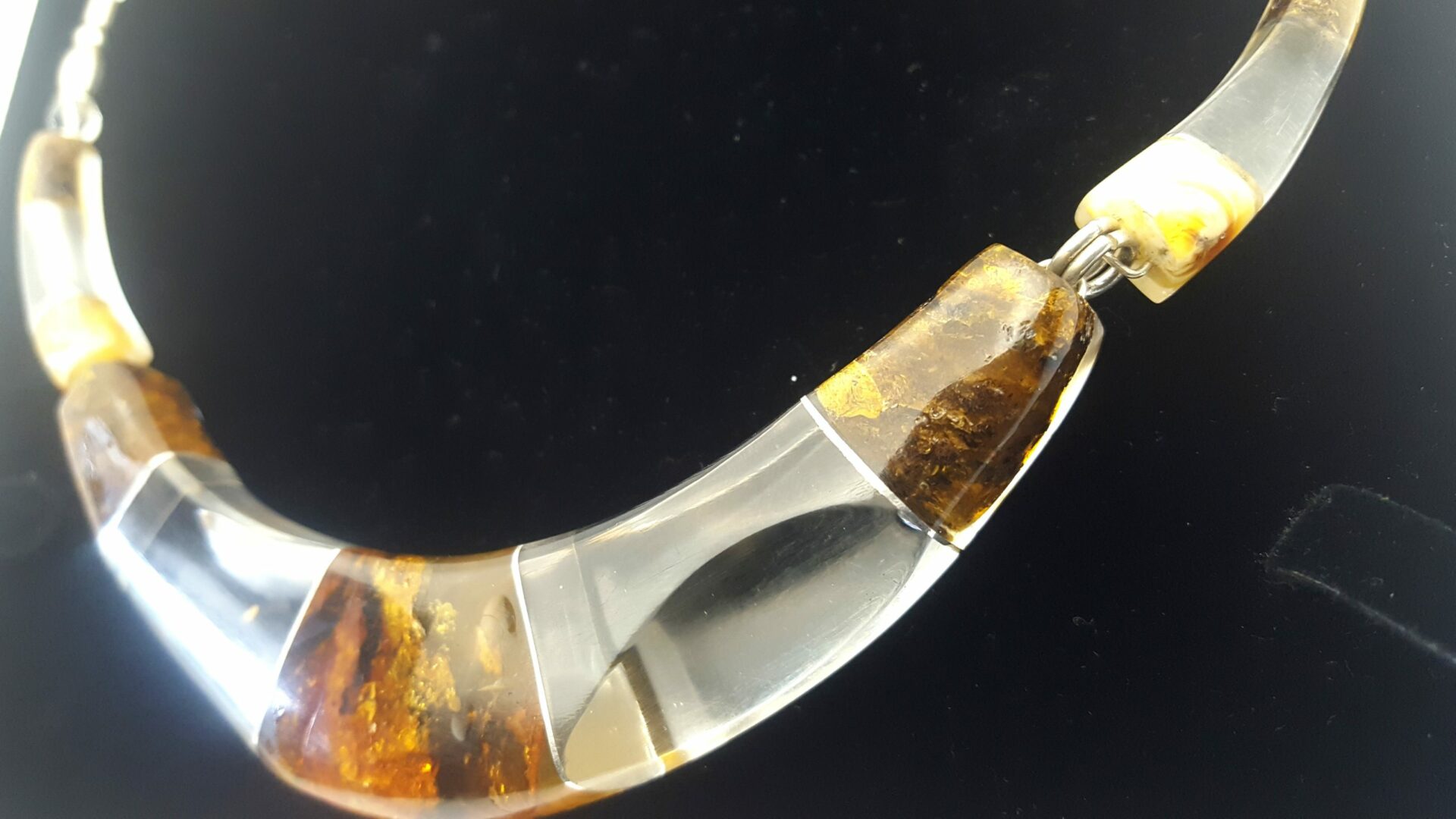 Collier Tork "Tristam" Epoxy cristal - Ambre – Image 2