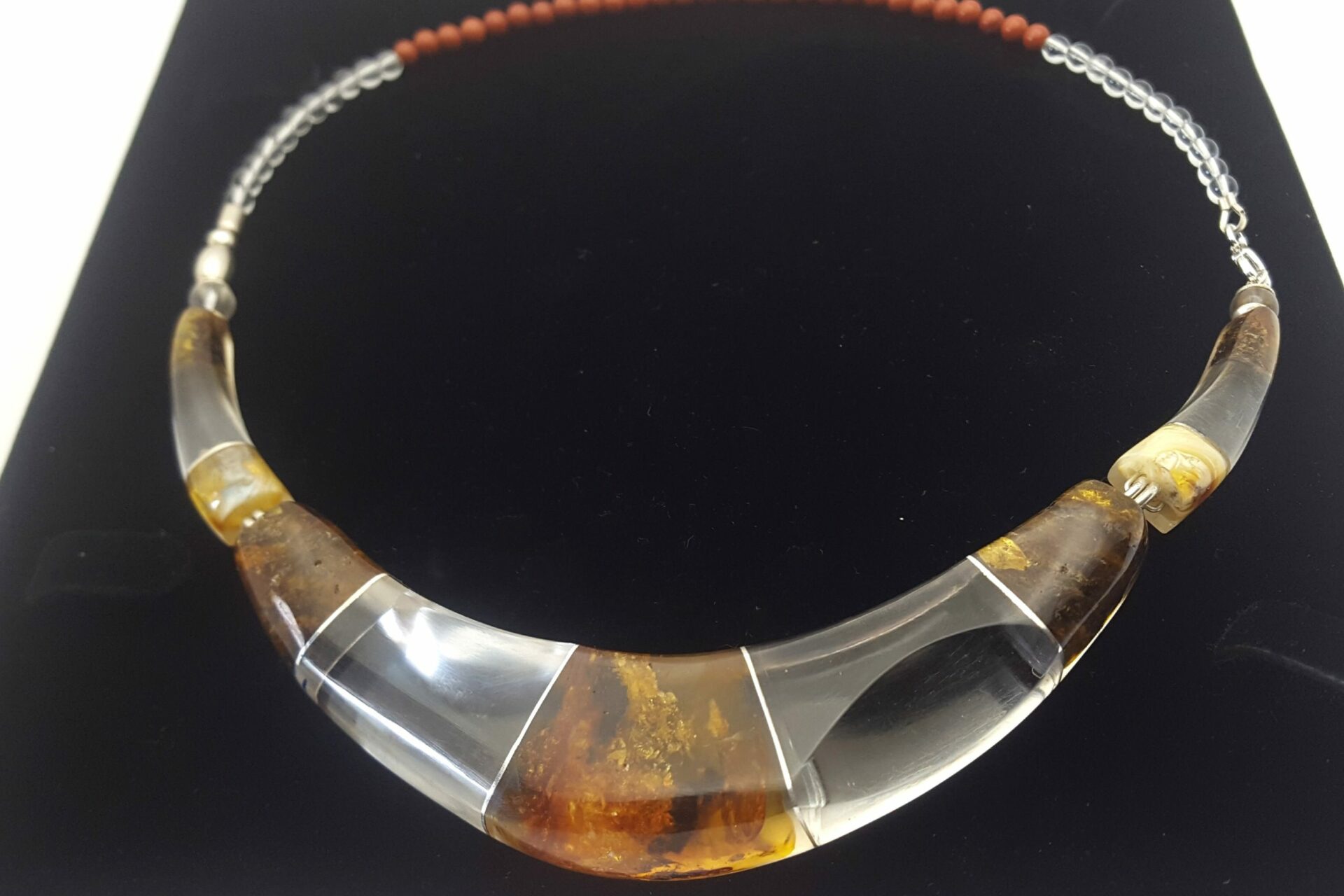Collier Tork "Tristam" Epoxy cristal - Ambre – Image 3