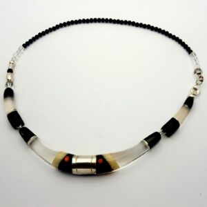 ébène corozo corail collier tork