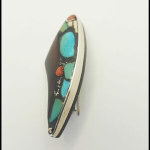 broche turquoise cadré