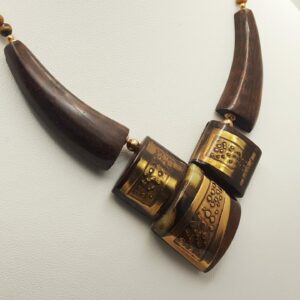 collier amourette ambre trois éléments