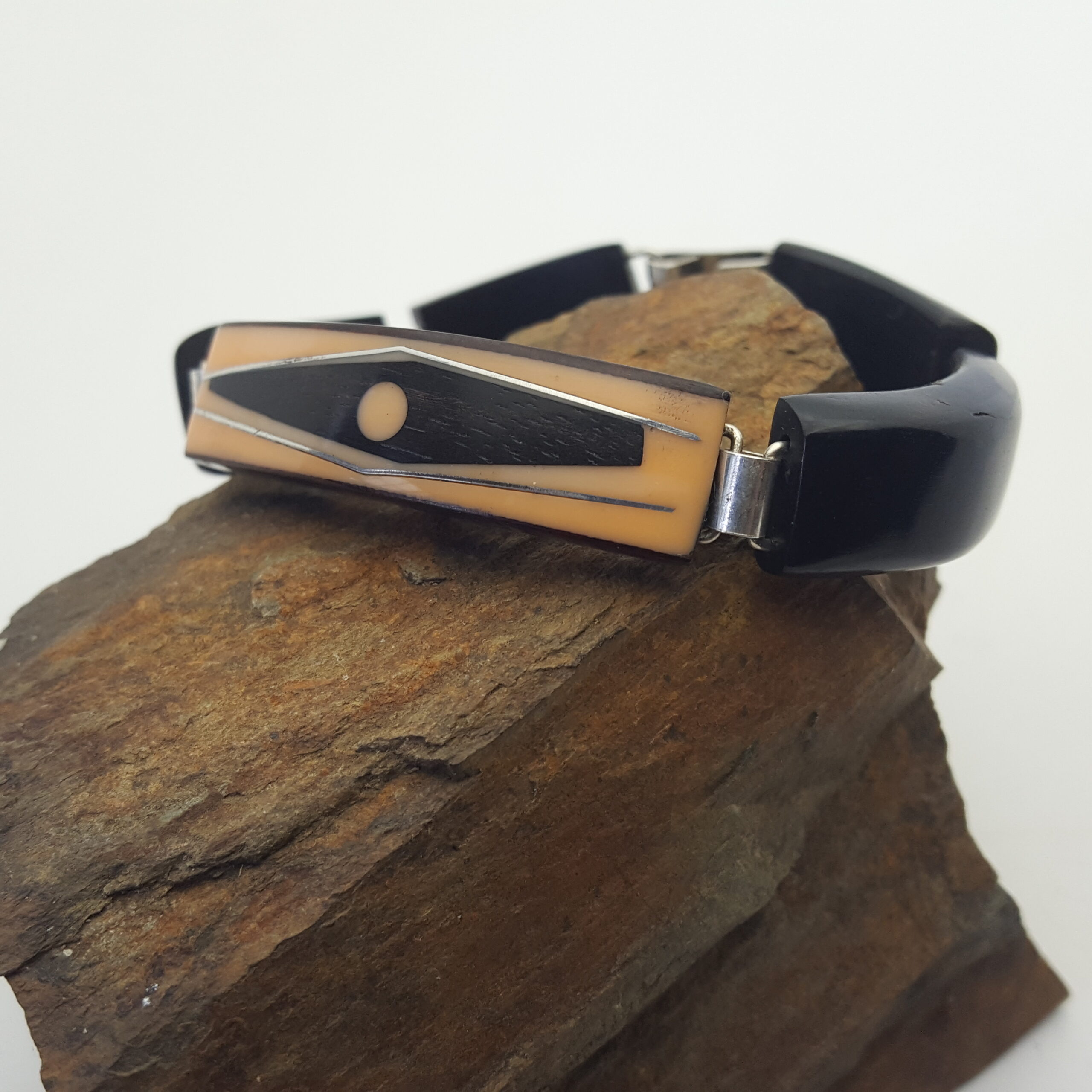 bracelet bénécou orange – Image 2