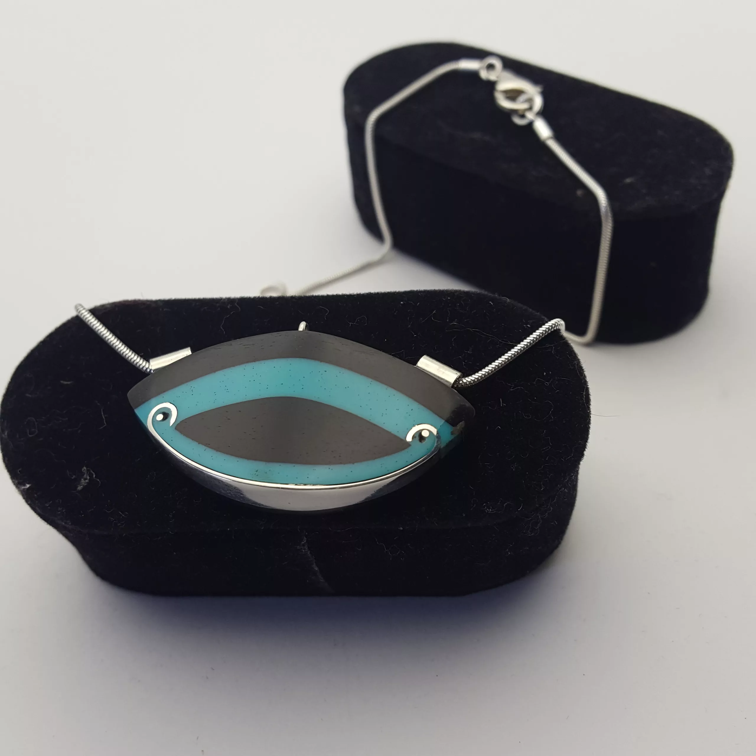 médaillon Coben turquoise